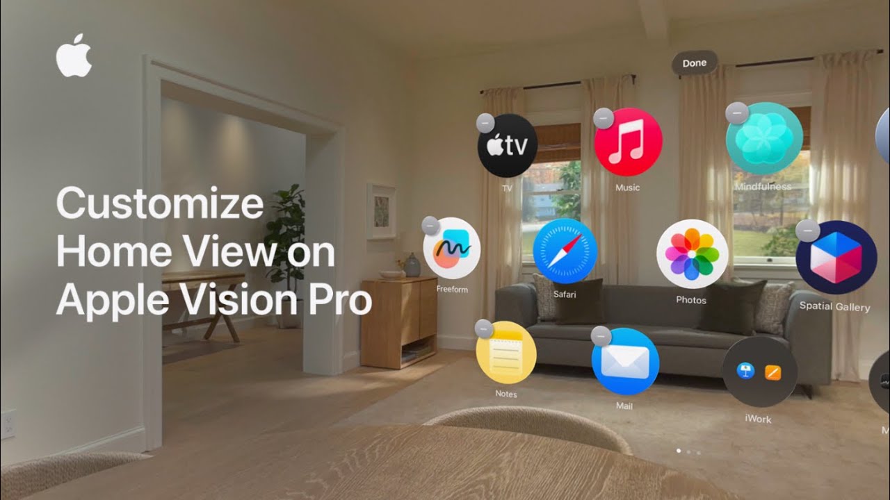 How to customize Home View on Apple Vision Pro | Apple Support