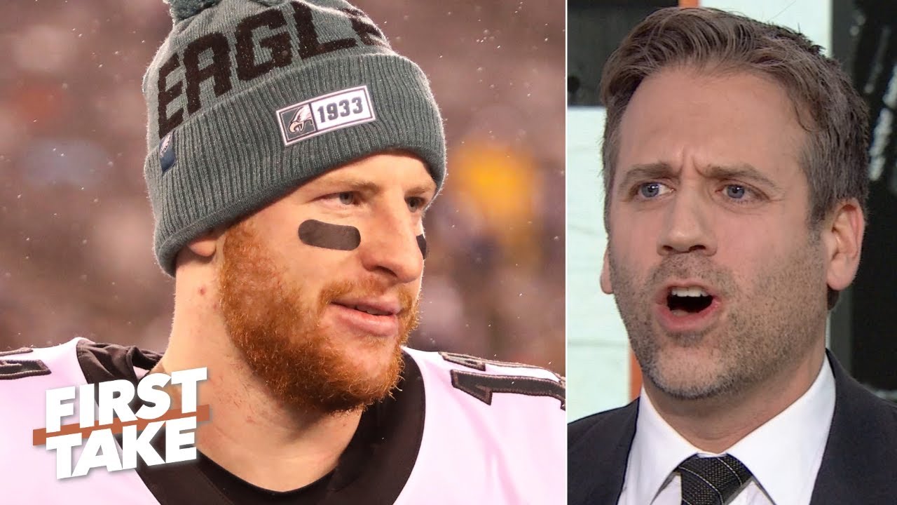 I&rsquo;m not disrespecting Carson Wentz! Why is the bar so low for him?! - Max Kellerman | First Take