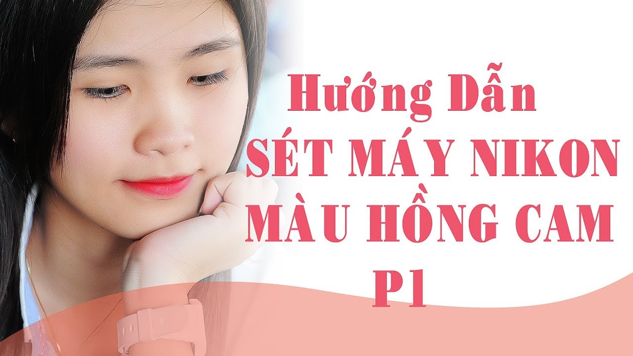 Sét máy nikon màu hồng cam  P1