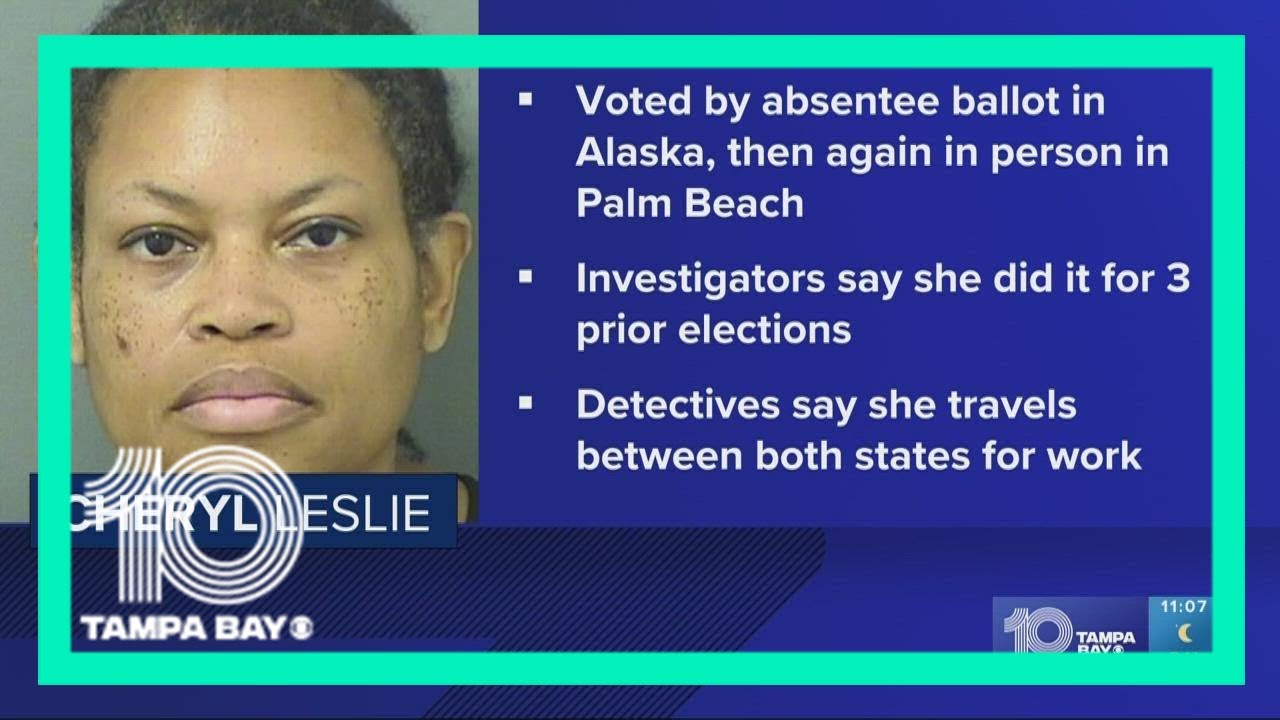 Florida woman accused of voting twice in multiple elections