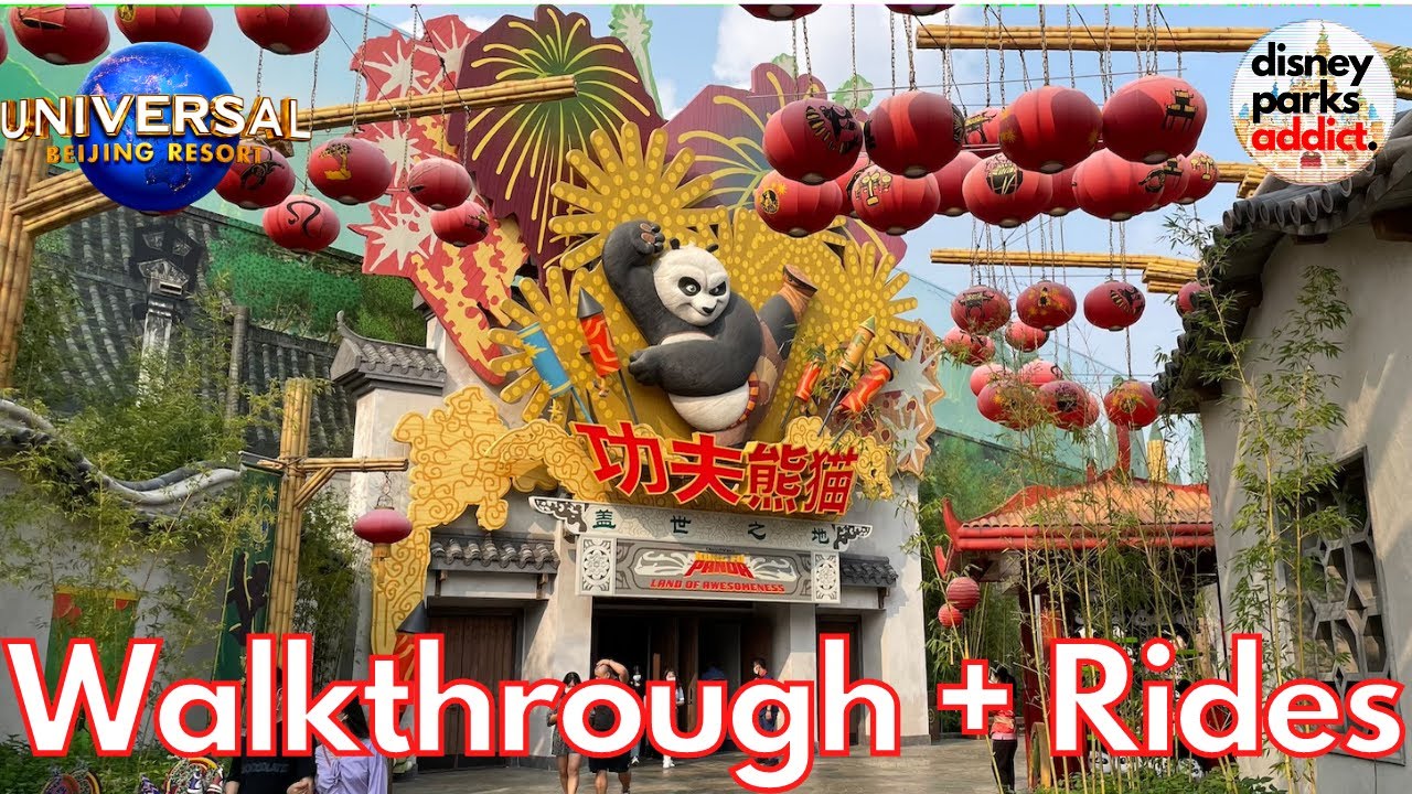 Kung Fu Panda - Land of Awesomeness - Universal Studios Beijing - Tour + Walkthrough - 2021