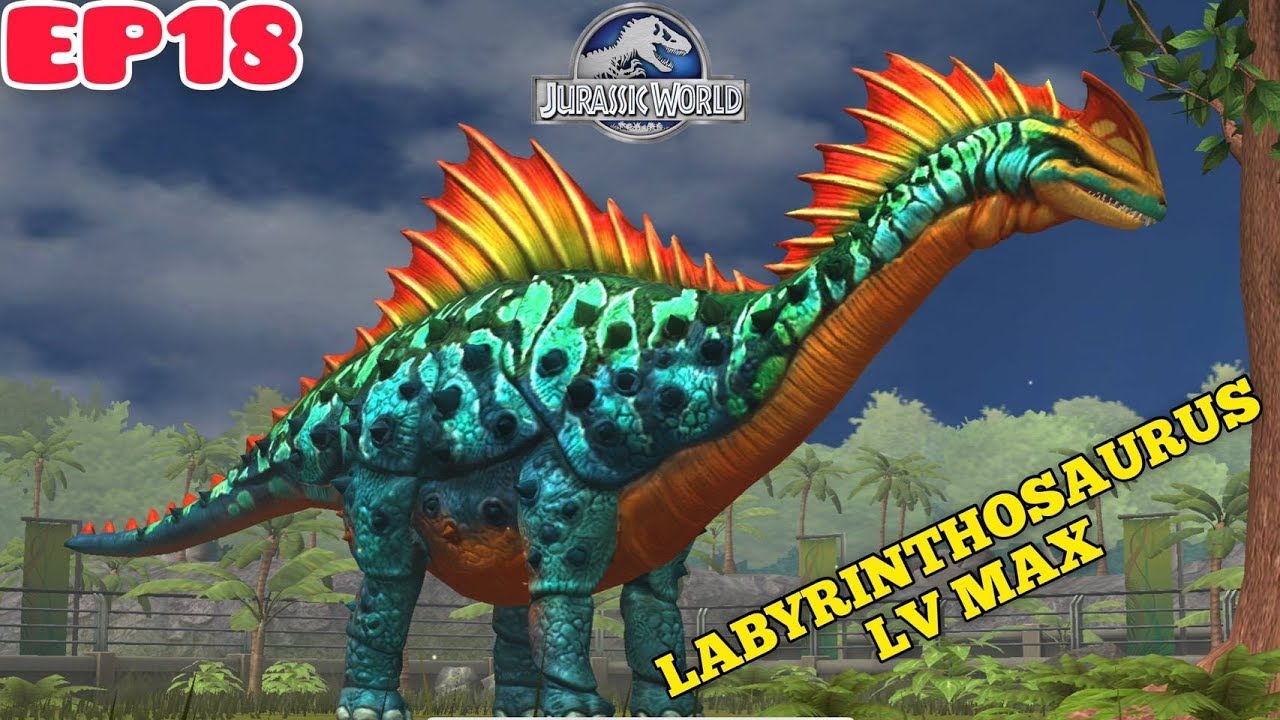 Jurassic World: The Game EP18 LABYRINTHOSAURUS LV MAX