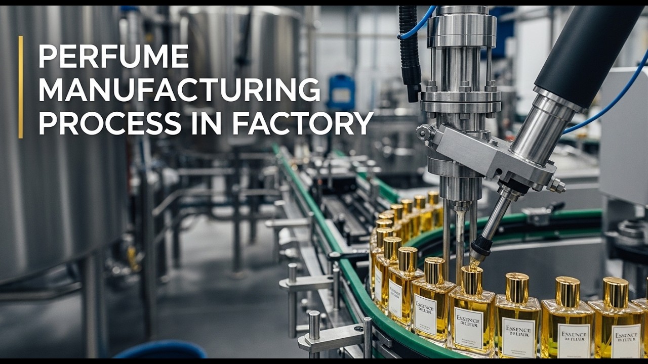 Perfume Manufacturing Process in Factory