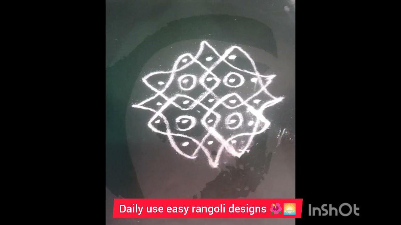 Rangoli designs daily use easy rangoli designs 🌺🌅