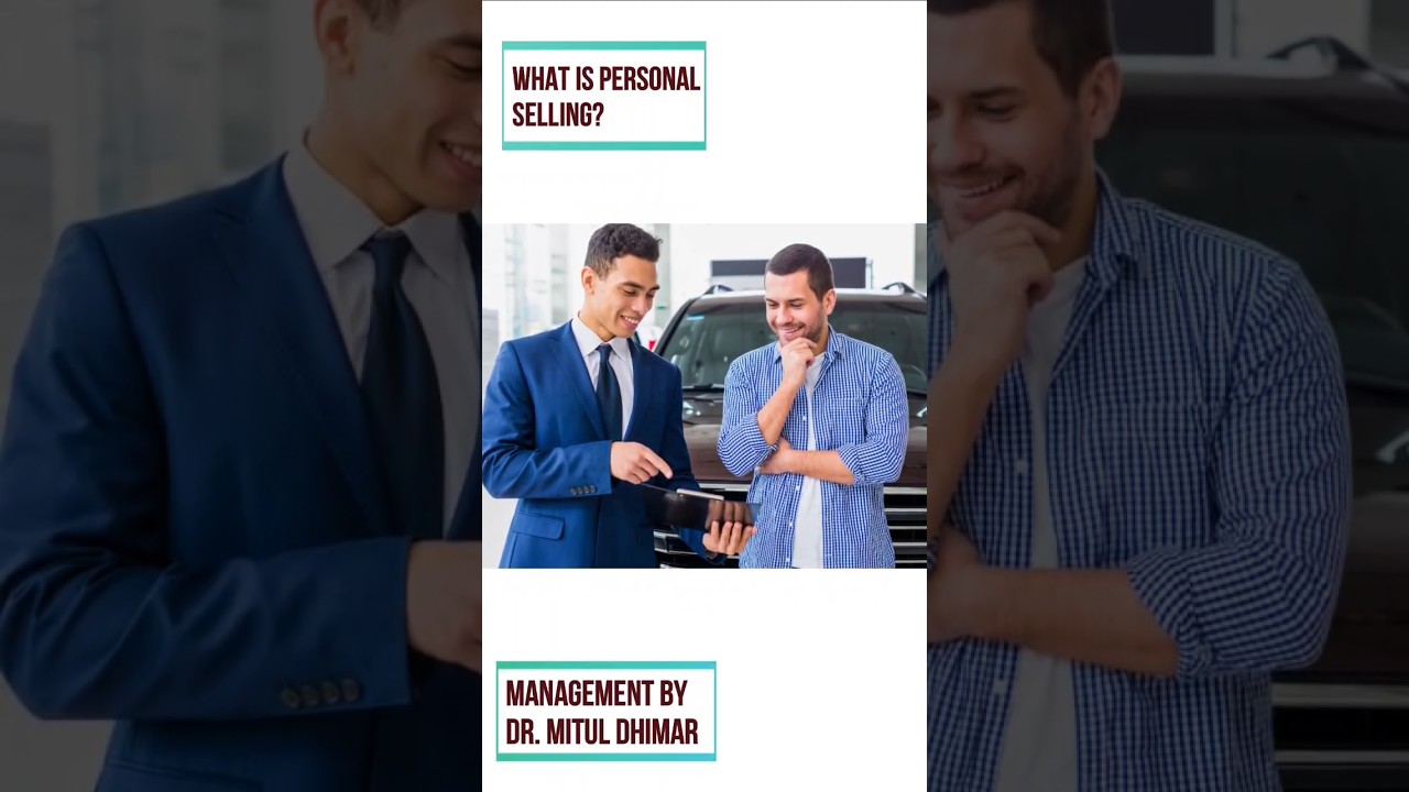 What is personal selling?