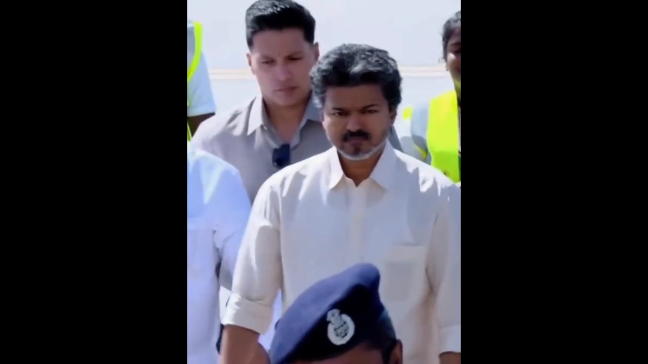 chief minister vijay in traditional look &hearts;️ #cmvijay #thalapathy #tvk