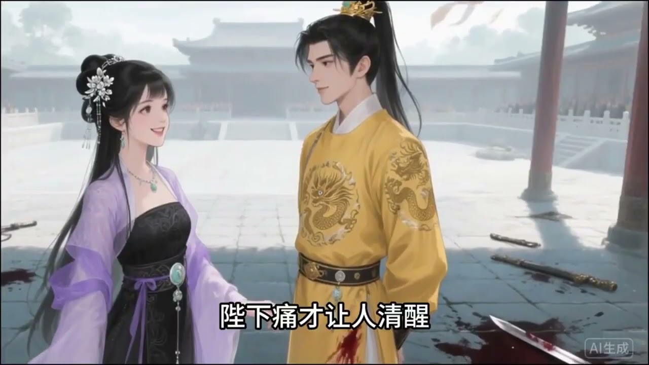 《我送疯王一场空》宫女于婉历经家破人亡，化身冷静复仇者，在疯帝萧景与叛臣裴征之间周旋。她巧用权谋撬动王朝权力格局，揭露皇权荒唐，促成旧朝覆灭与新朝建立。宫廷权谋和忠奸较量交织 #阿紫说漫