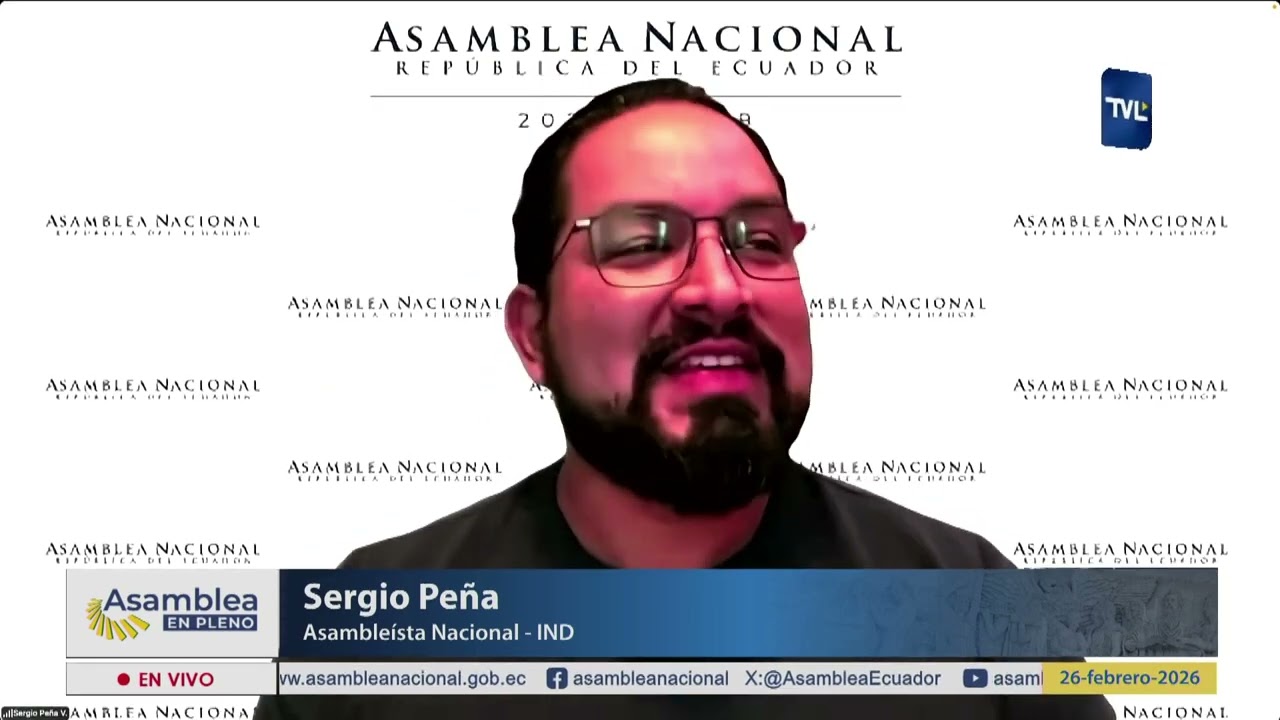 Asambleísta Sergio Peña - Sesión 074