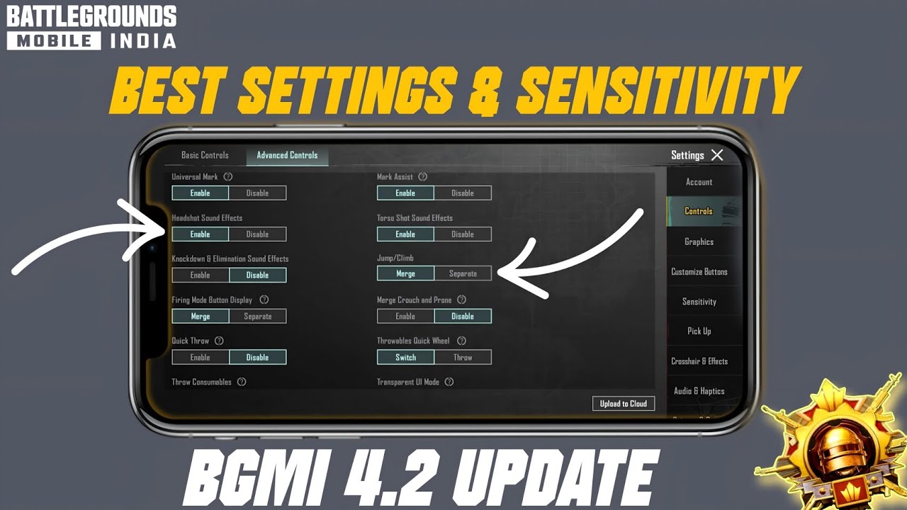 “Pro BGMI Settings You Must Try! 🚀 Headshot Sensitivity Guide”