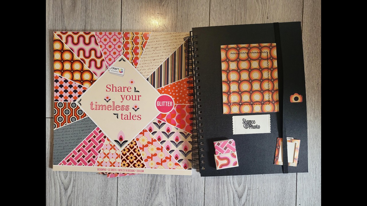 Album seventies spécial débutant #scrapbooking