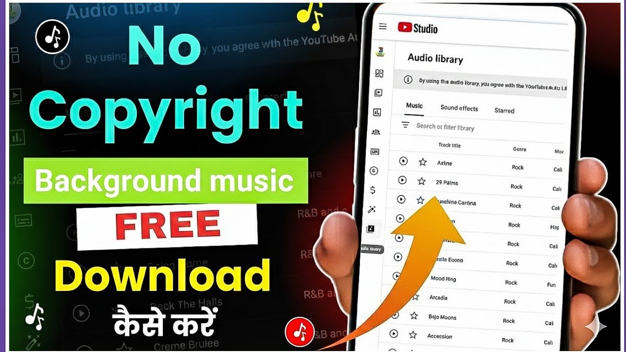 How to use no copyright Background Music for Videos | YouTube Library🎶🎶
