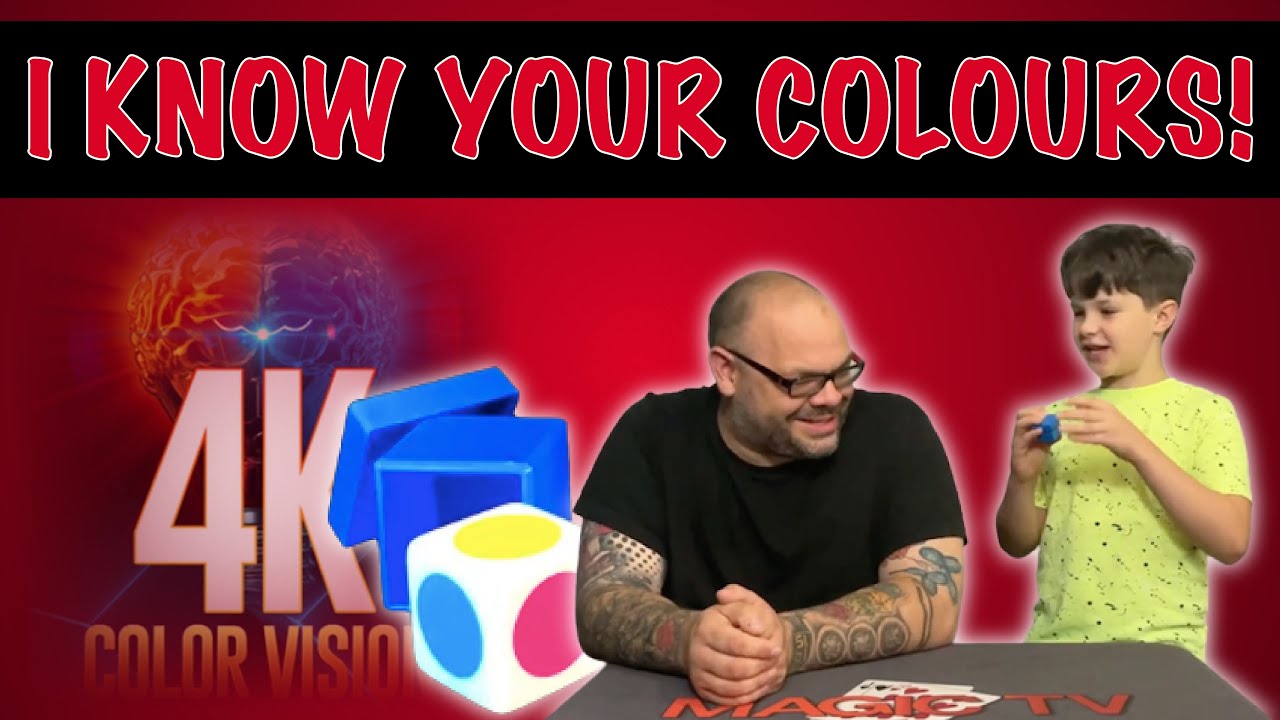 I Know Your Colours! | The Kid Magician Performs 4K Color Vision Box