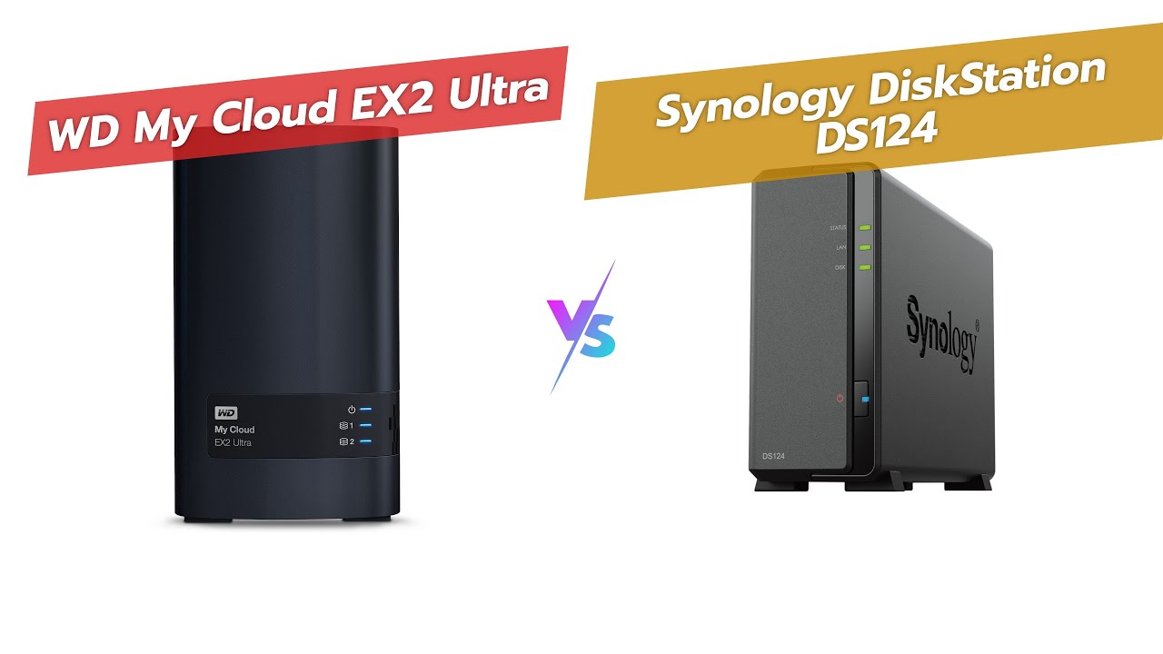 NAS Battle: WD My Cloud EX2 Ultra vs Synology DS124 🔍💻