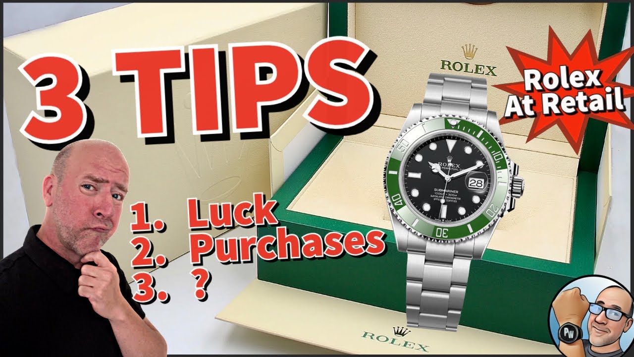 My 3 Tips for Playing & WINNING the Rolex GAME — What I Had To Do to Get A Submariner at MSRP