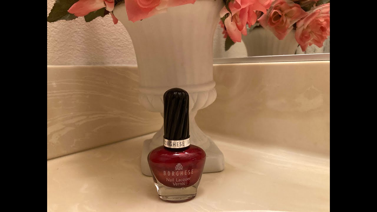 Nail Polish Demo - Borghese: Venetian Red