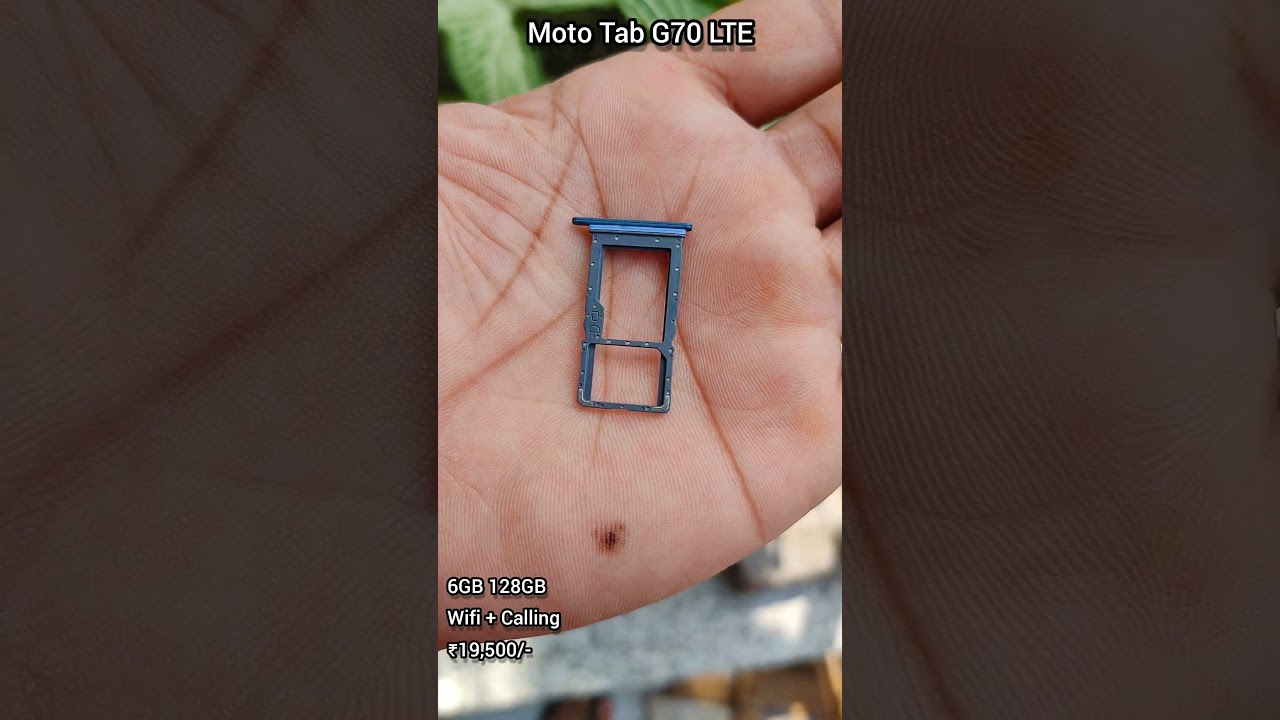 moto tab g70 LTE 6gb 128gb wifi+Calling ₹19,500/-