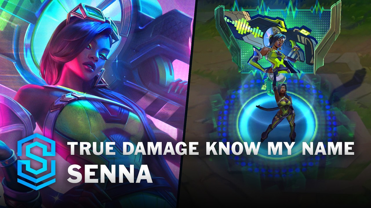True Damage Know My Name Senna Skin Spotlight - Pre-Release - PBE Preview - League of Legends