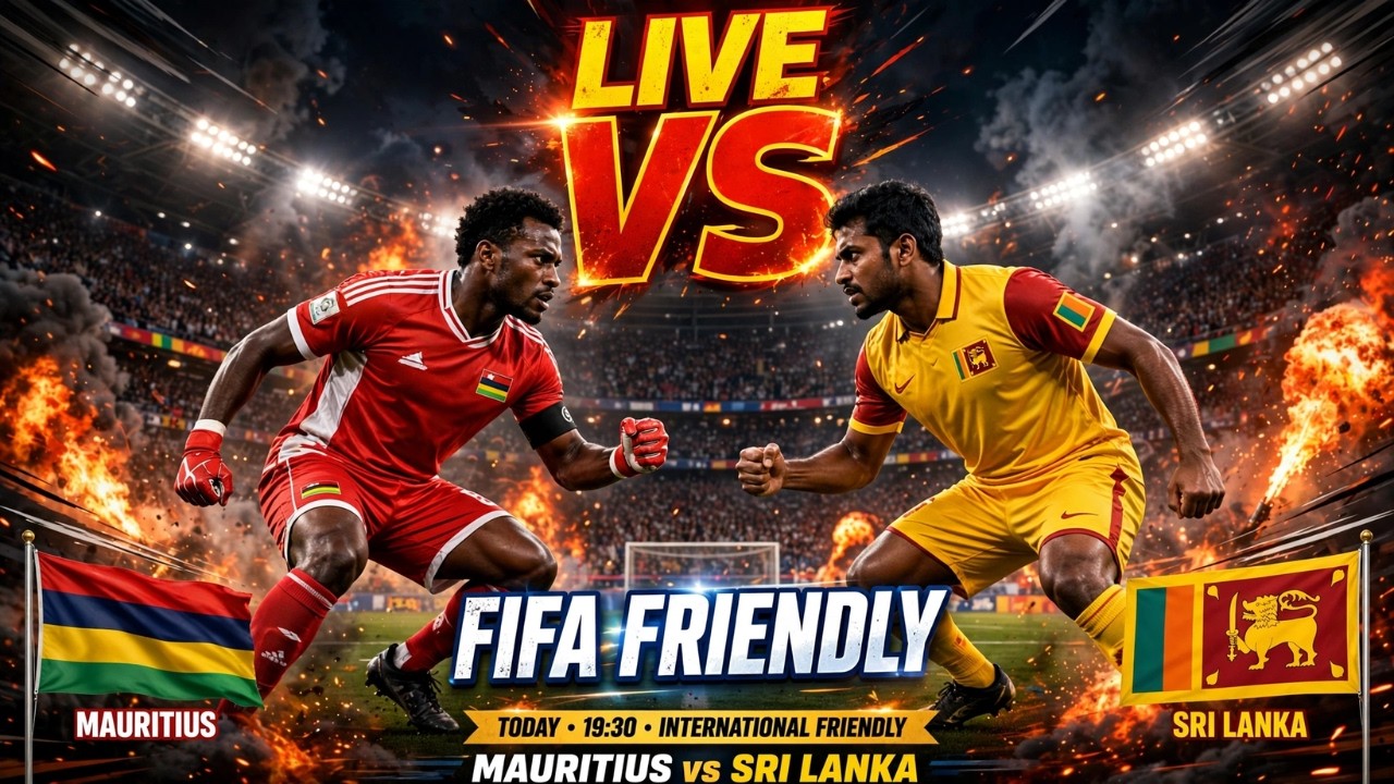 MAURITIUS vs SRI LANKA 🔴 LIVE | FIFA International Friendly | DCTV Sports 11 00 am