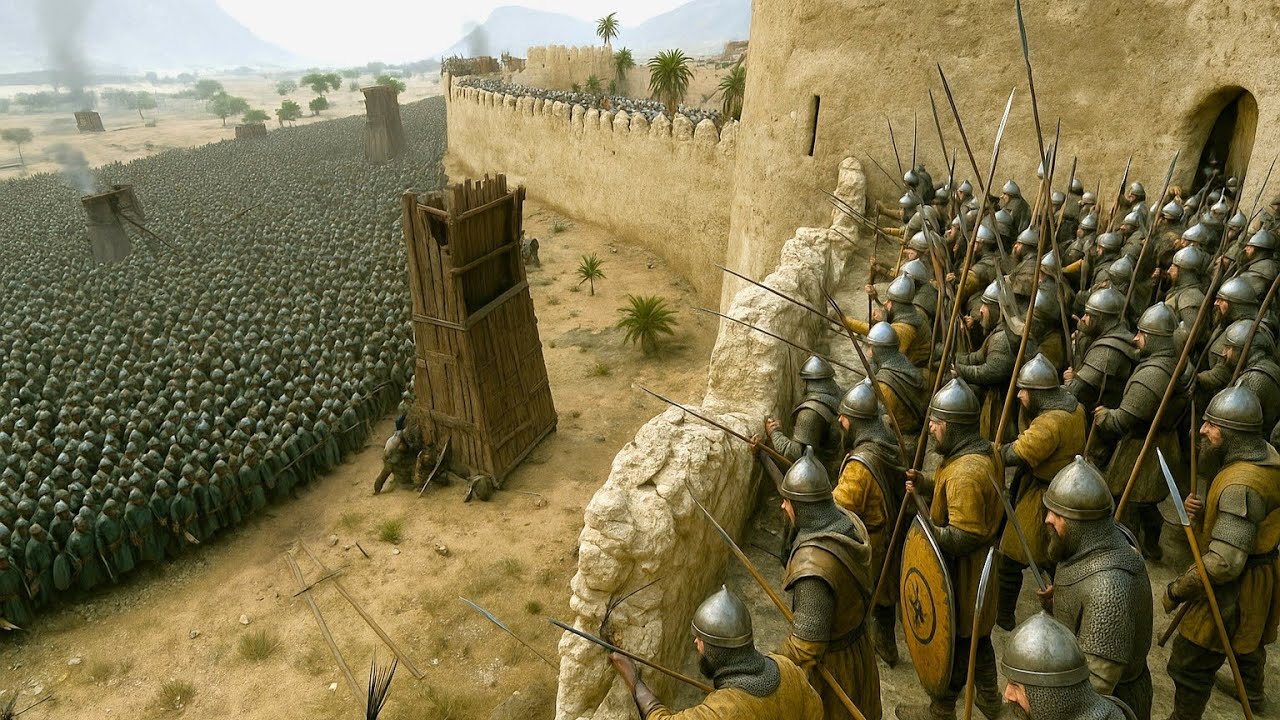 Massive Desert War - 5000 Khuzaits vs 5000 Aserai | Mount & Blade 2 Bannerlord