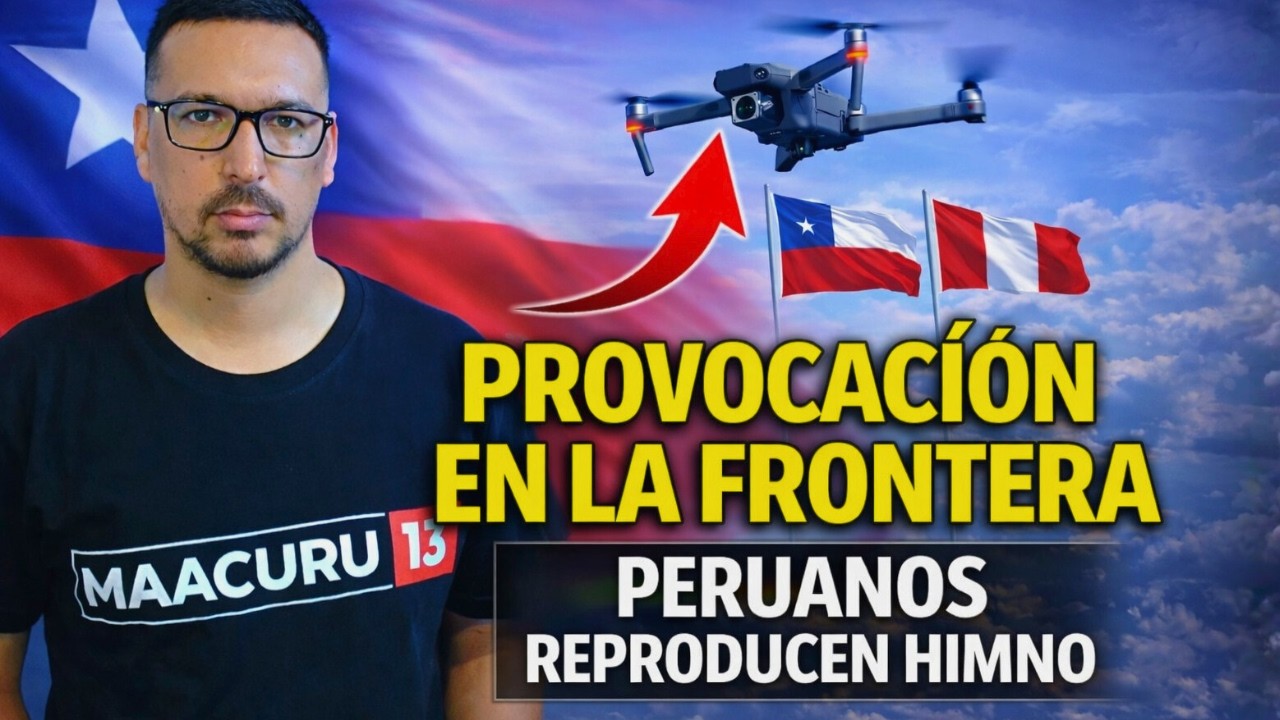 DRON PERUANO VULNERA ESPACIO AÉREO CHILENO Y REPRODUCE EL HIMNO