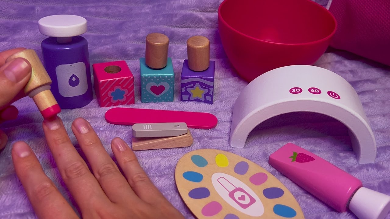 ASMR Wooden Nail Salon RP (Whispered)
