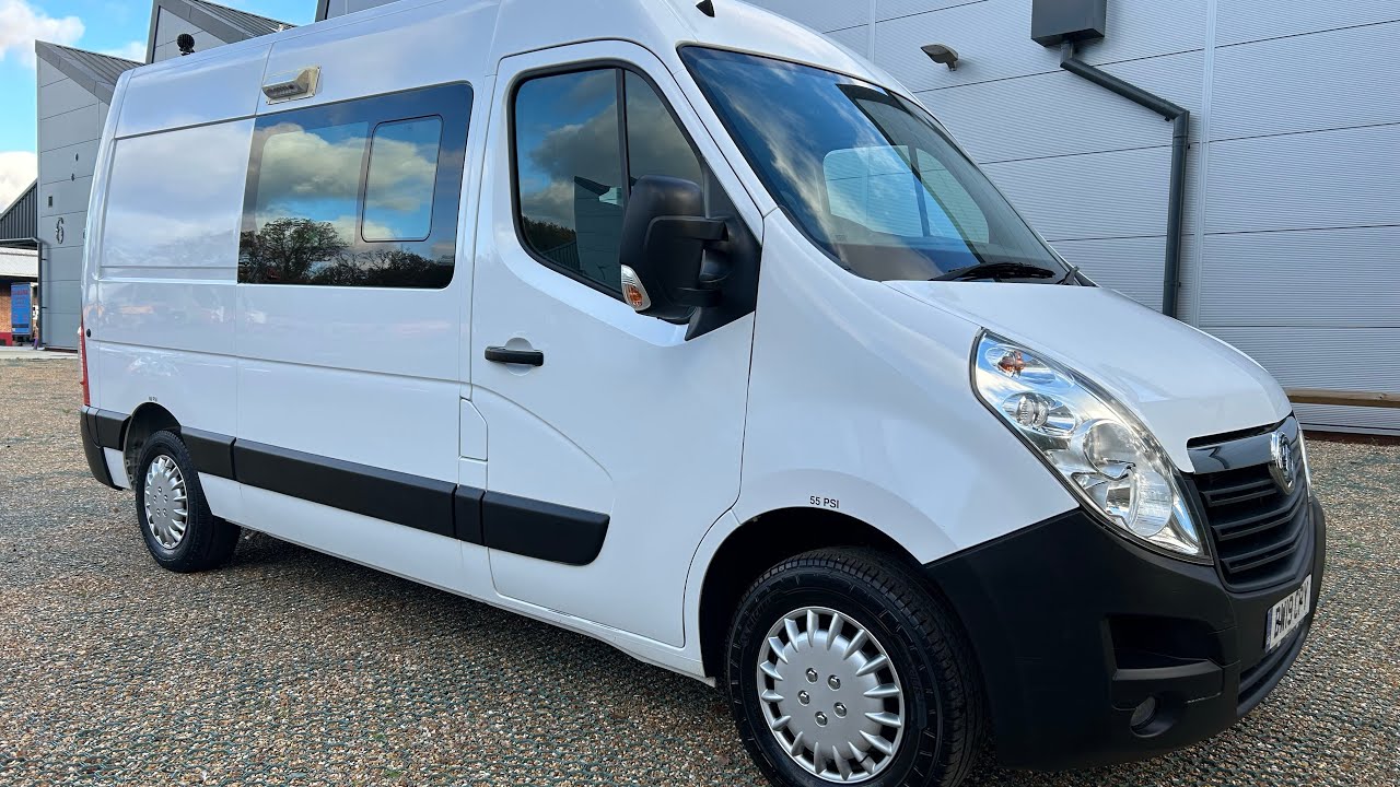 2019 Vauxhall Movano 2.3 CDTI 130 Welfare Mess Crewcab Van MWB - Ex Network Rail 