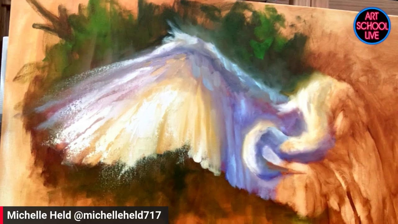 Free Art Lesson : Create Vibrant and Glowing Paintings. MICHELLE HELD
