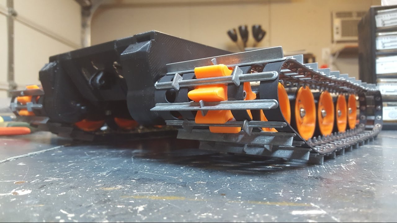3D Printed Spyker Workshop Snowcat Tracked Vehicle! (Overview)
