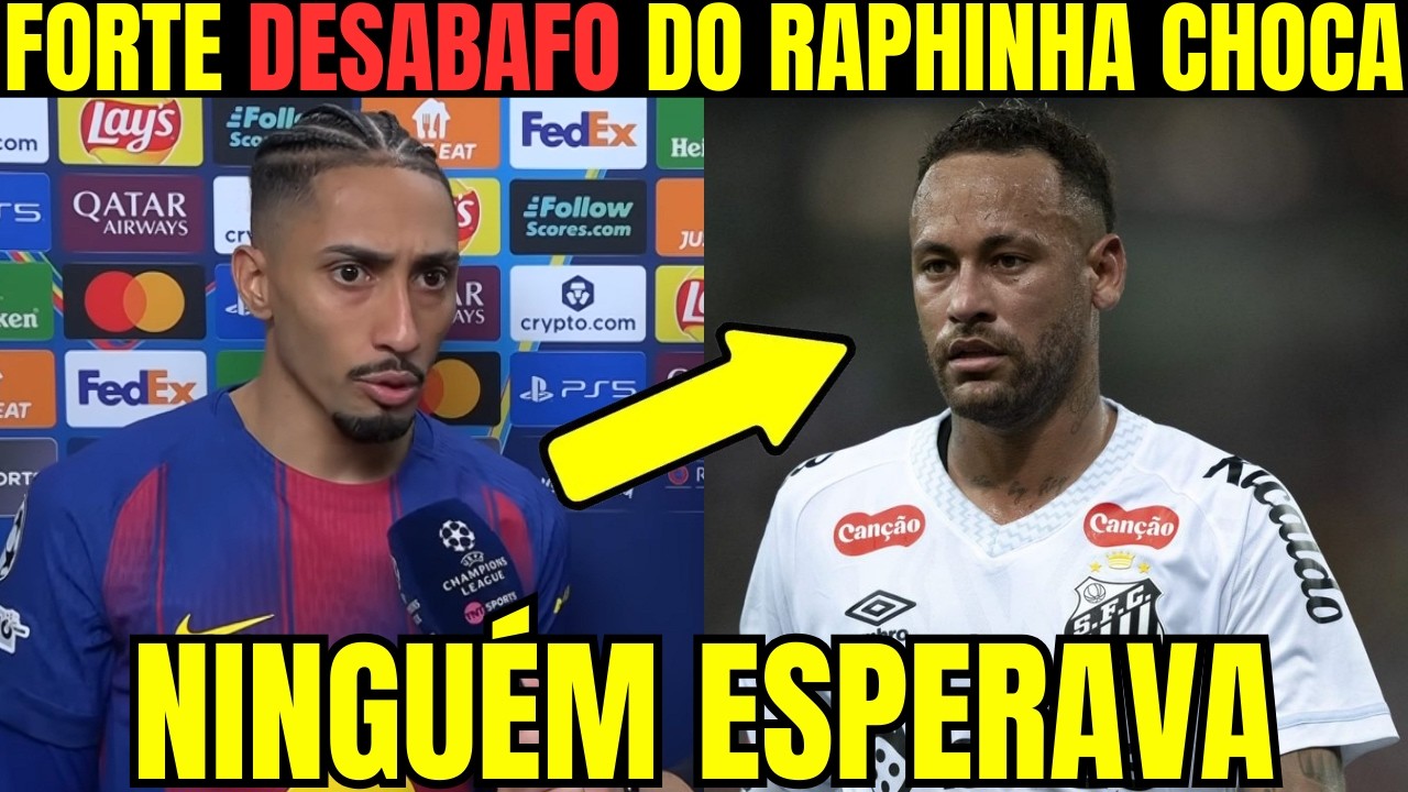 🚨OLHA O QUE RAPHINHA DISSE SOBRE NEYMAR NÃO SER CONVOCADO!!!