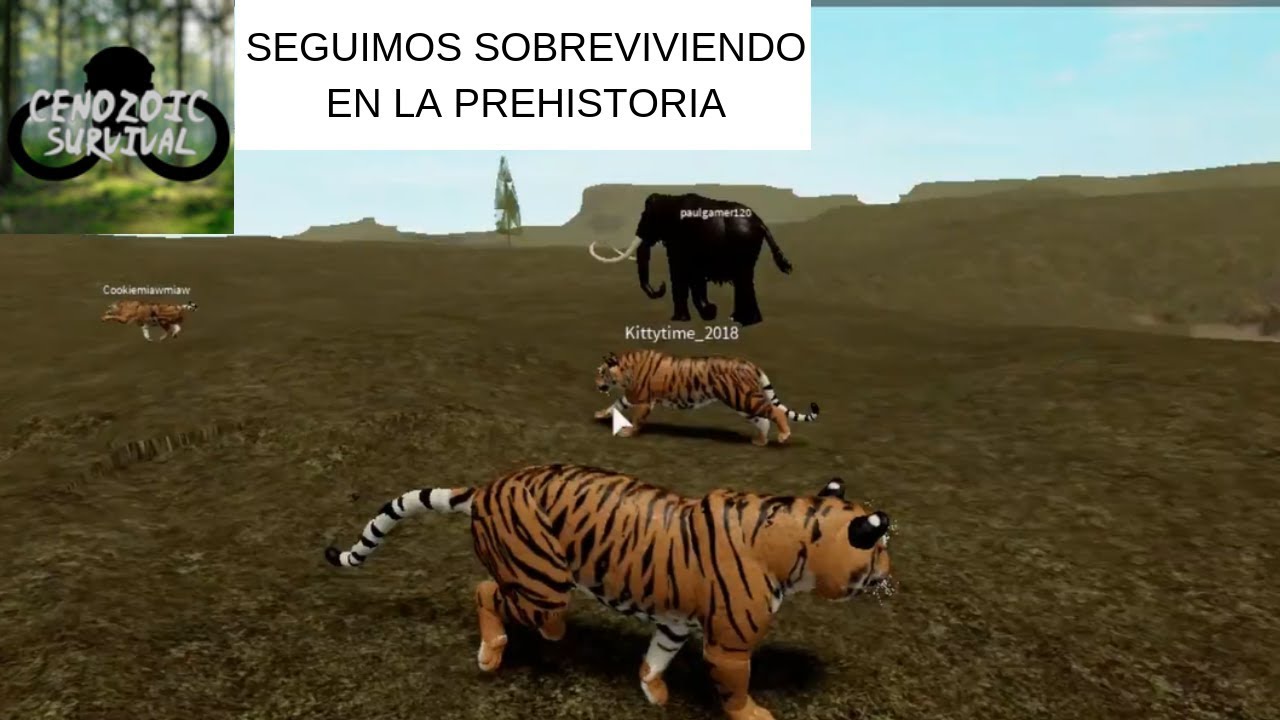 MÁS BESTIAS PREHISTÓRICAS - CENOZOIC SURVIVAL ROBLOX - GAMEPLAY ESPAÑOL 2019