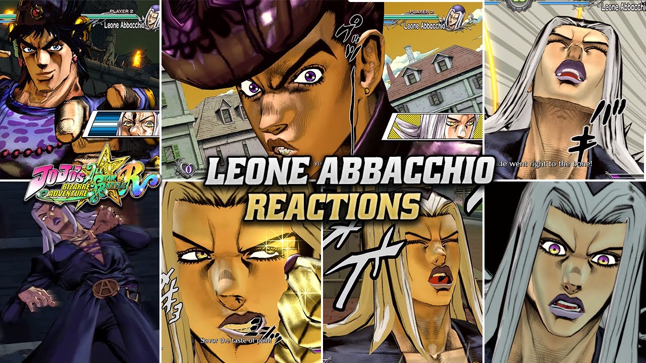 Leone Abbacchio's Reactions | JoJo's Bizarre Adventure: All-Star Battle R