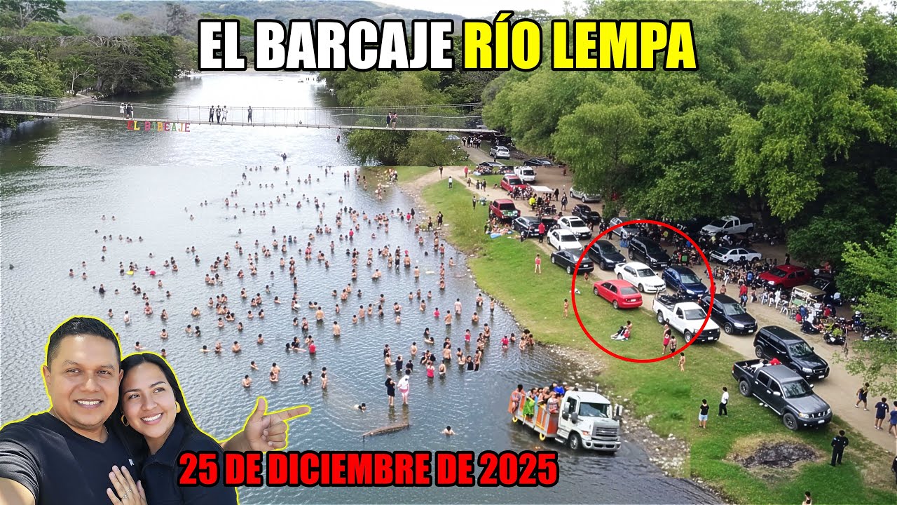 AS&Iacute; EST&Aacute; DE LLENO EL R&Iacute;O LEMPA ESTE 25 DE DICIEMBRE EN EL SALVADOR 😱