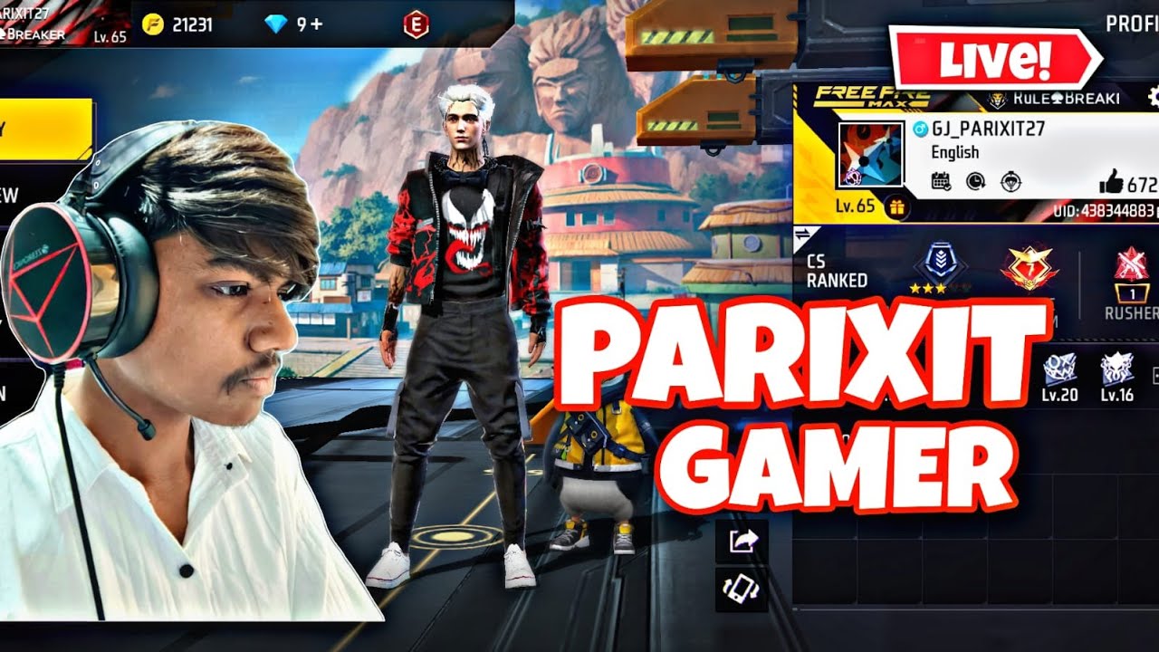 FREEFIRE PC PRACTICE STREAM / PARIXIT GAMER LIVE