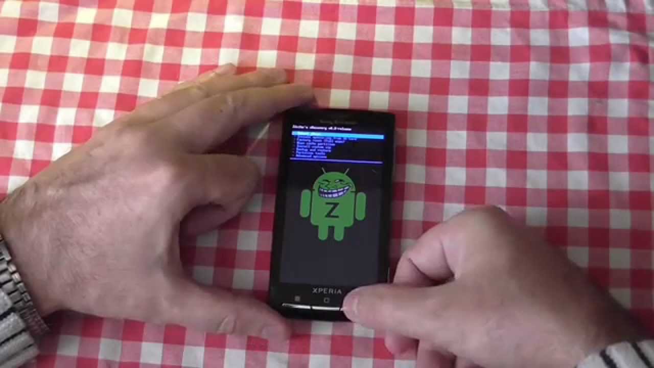 Процесс альтернативной прошивки на примере Sony Ericsson X10i