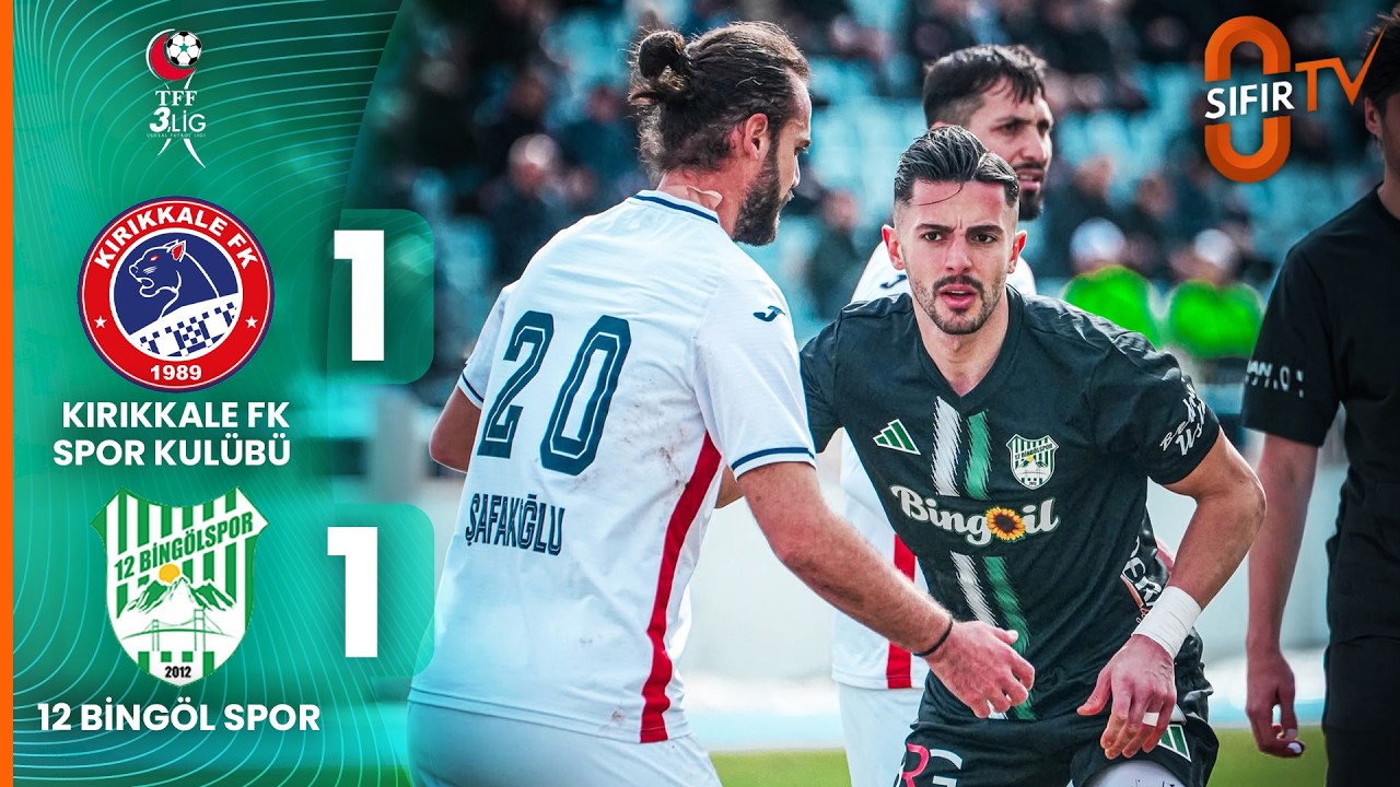 Kırıkkale FK Spor Kulübü 1-1 12 Bingöl Spor | Maç Özeti