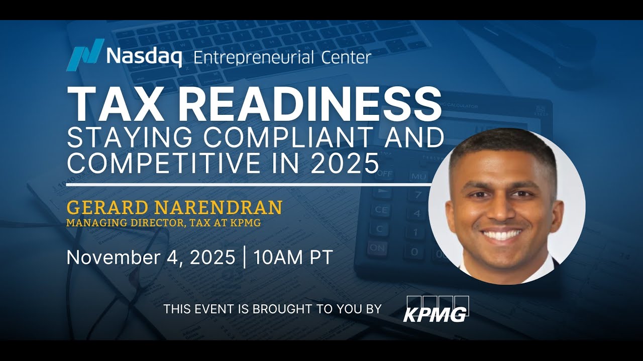 Tax Readiness: Staying Compliant and Competitive in 2025 with Gerard Narendran