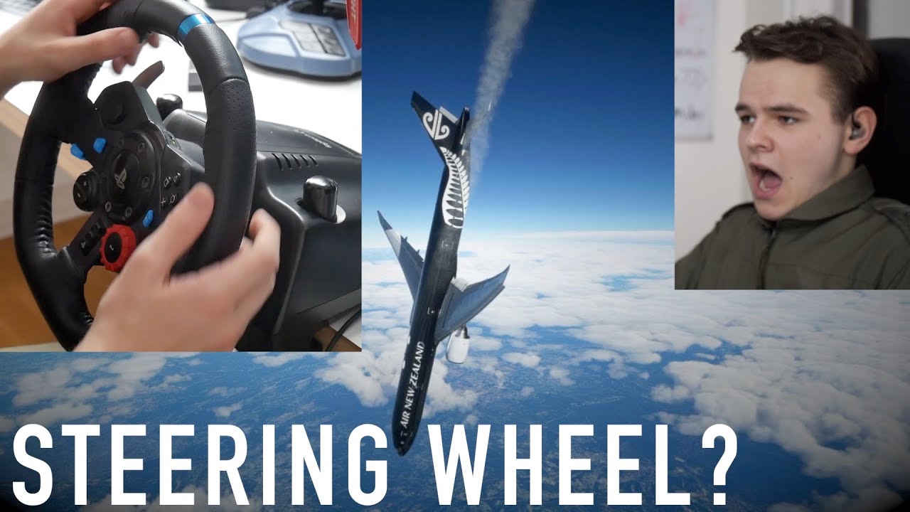 Using A CAR Steering Wheel TO Control Planes