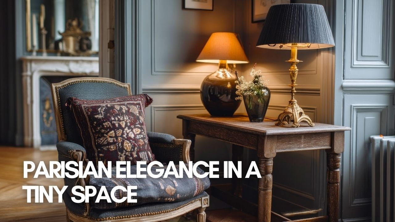 Parisian Elegance in a Tiny Space | Small Home Tour + Romantic Timeless Styling Tips