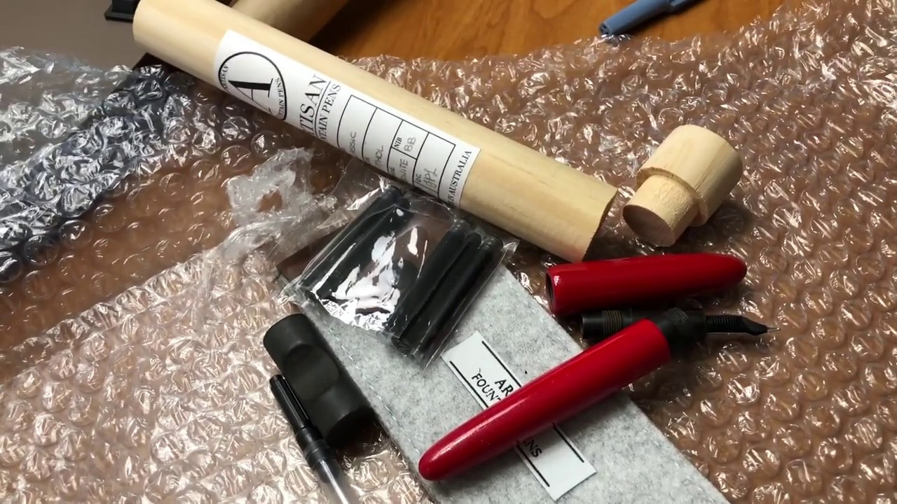 Unboxing of an Australian Pen