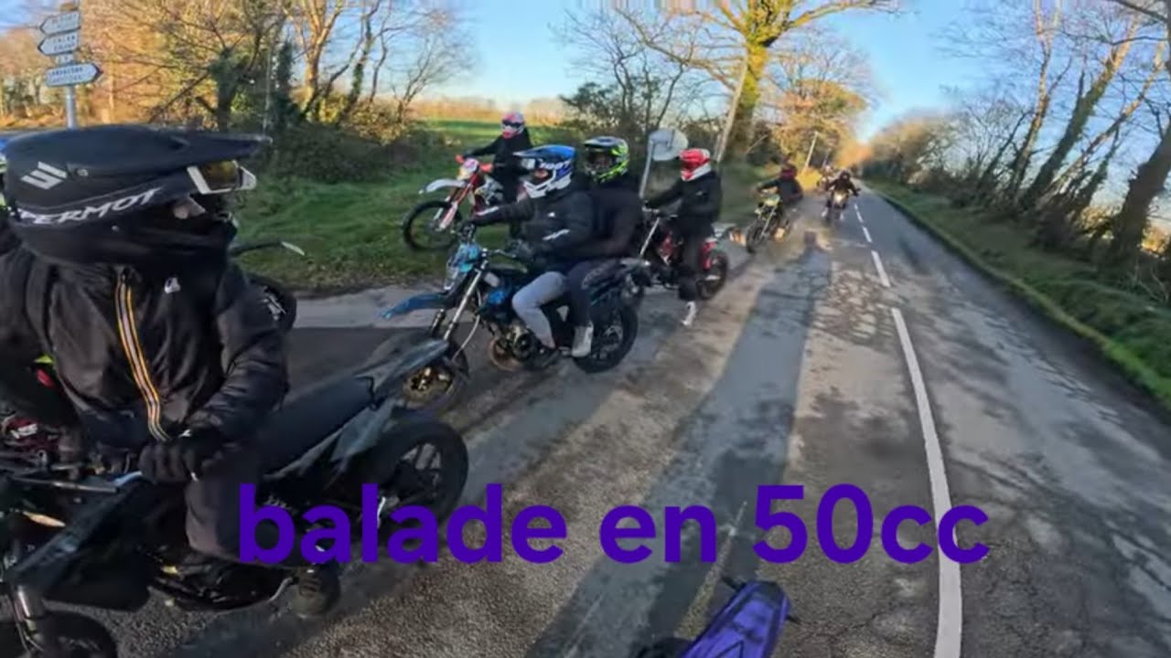 balade en 50cc 🔥😮