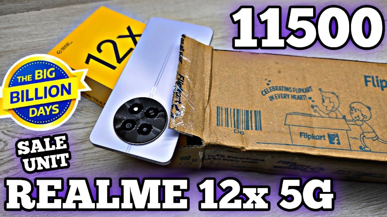 Realme 12x 5G Flipkart Big Billion Days Sale Unit Unboxing - Should You Buy it ?