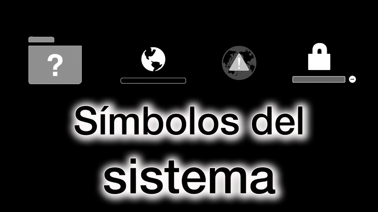 Símbolos del sistema al arrancar el mac| Qué son y cómo solucionarlos