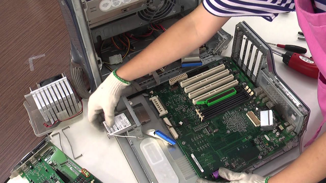 Apple PowerMacG4 分解 (disassembly,How-to video)