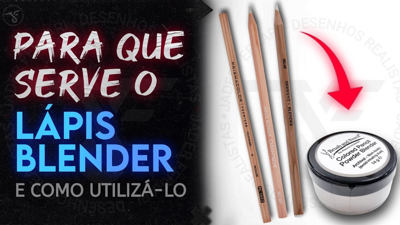 Como e Quando Utilizar o Lápis Blender no Desenho Realista Colorido