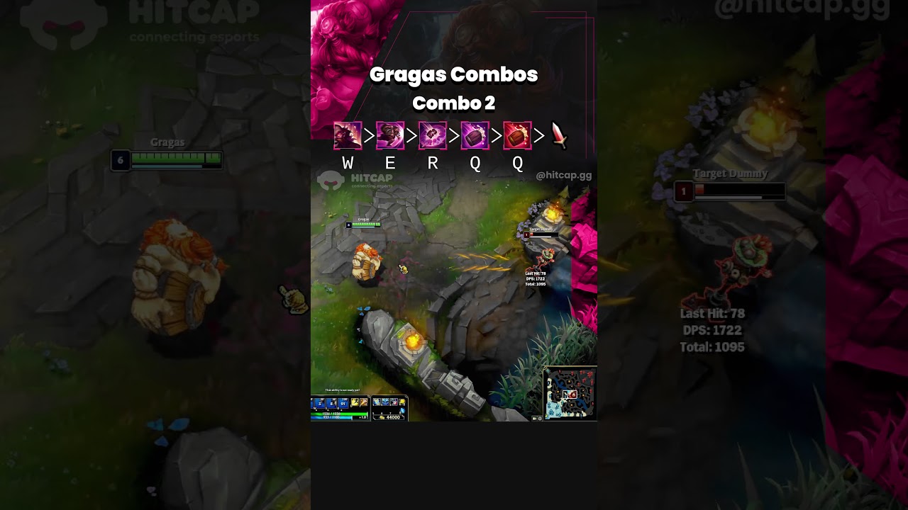 Gragas combos you need to know! #shorts