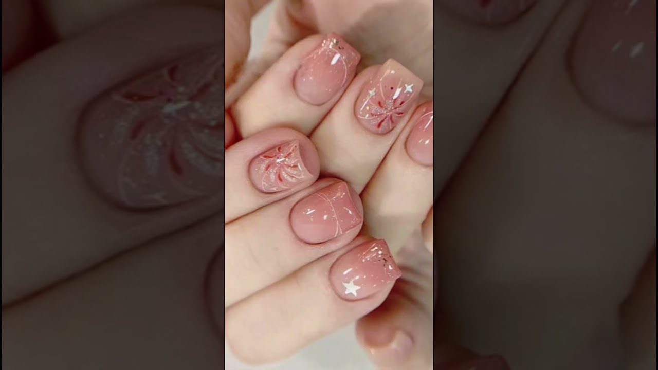 Nails with new look🫶🏼 subscribe channel ✨#naildesign #nailart #nails💓 comment me 💕