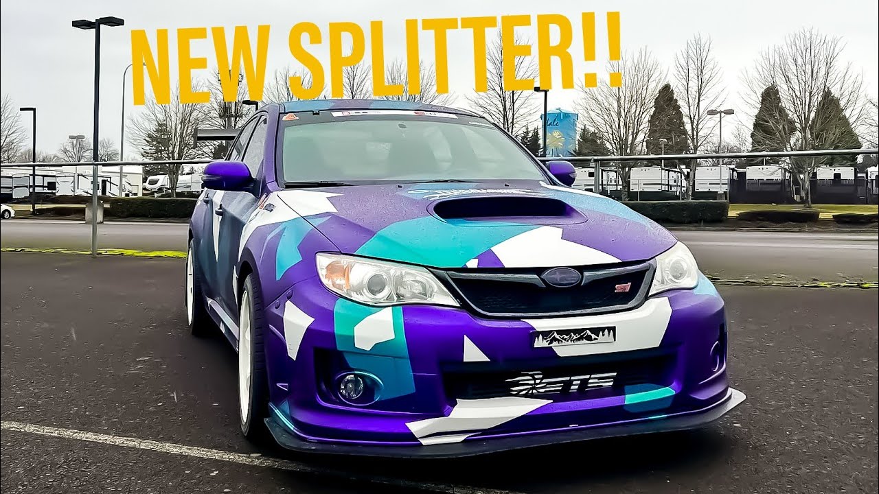 Verus Engineering Sti Front Splitter! Functional Aero!
