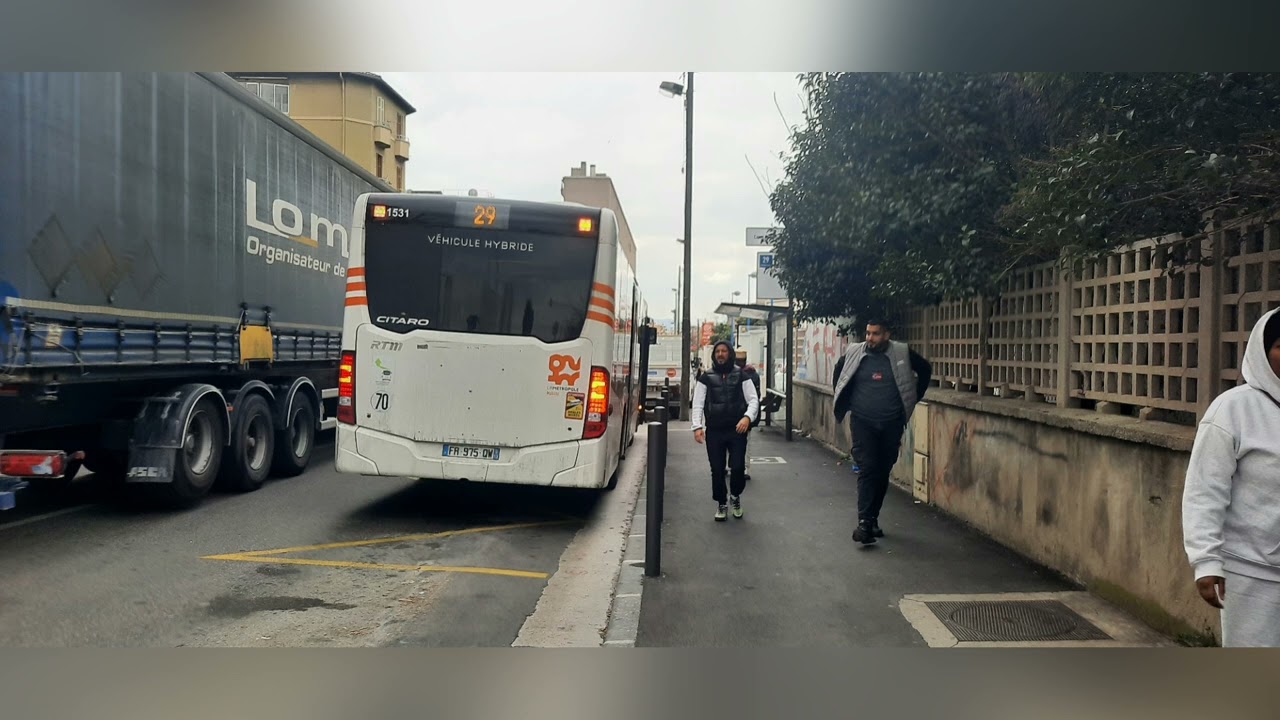 RTM La Métropole Mobilité le bus | Mercedes-Benz Citaro C2H €6 n°1531 | Ligne 29