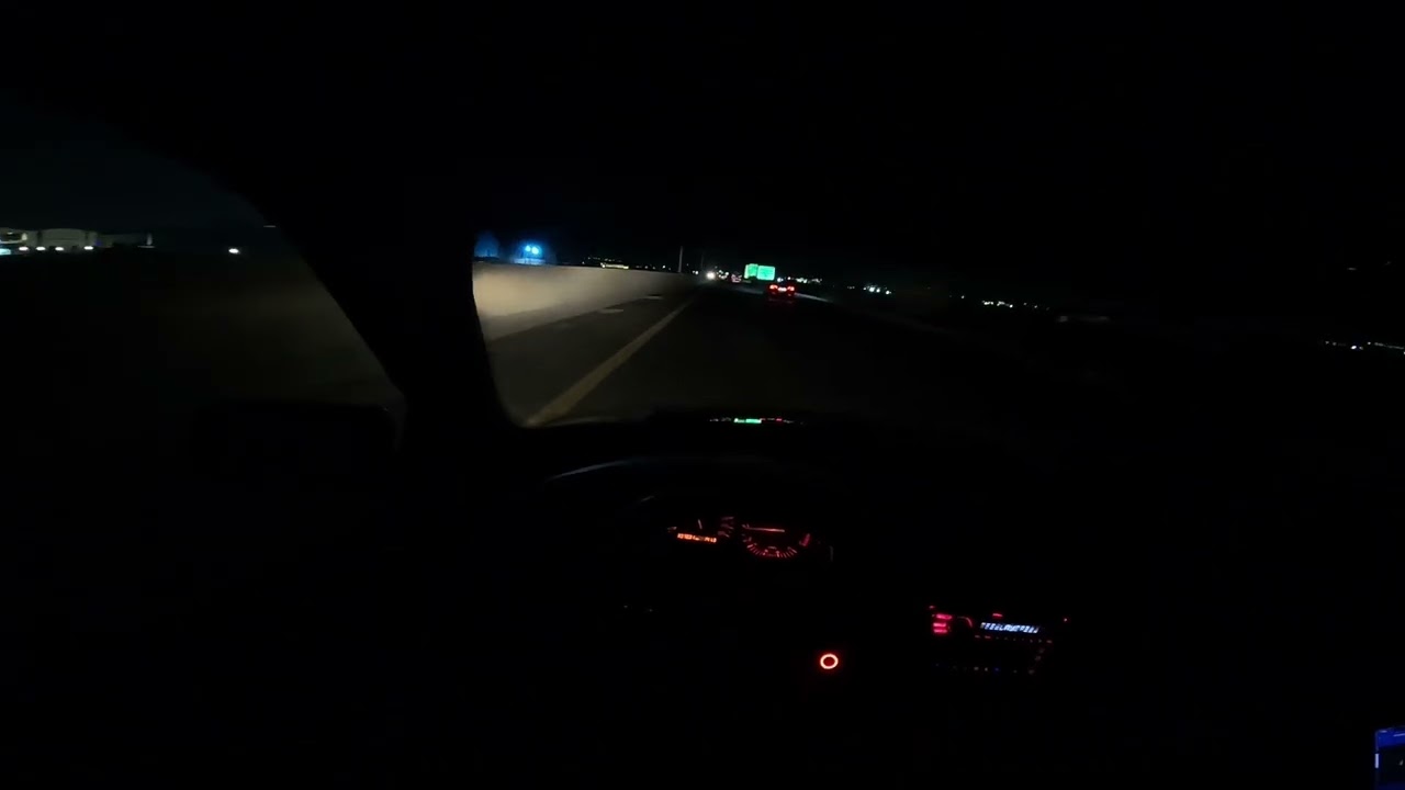 Zaid using the go pro , night ride 