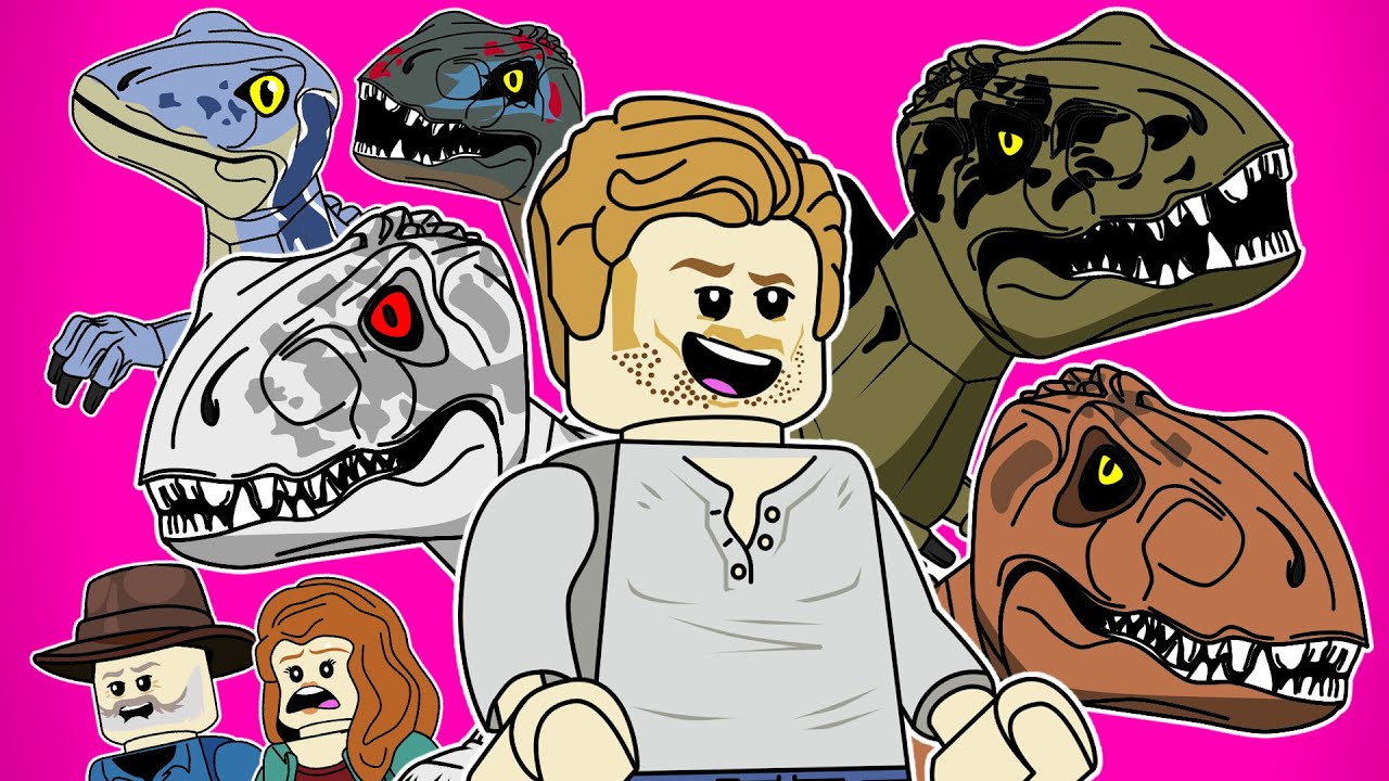 ♪ LEGO JURASSIC WORLD THE MUSICAL - Animated Parody Song